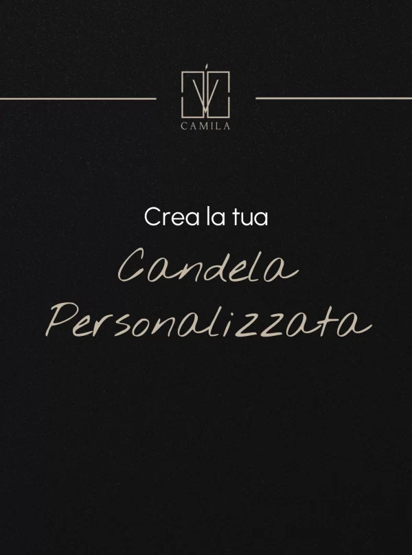 Candela personalizzata camila